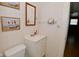 Small bathroom featuring framed artwork at 425 Conduitt Dr, Mooresville, IN 46158
