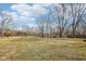An expansive backyard has mature trees and plenty of space at 4709 S County Road 500 E, Plainfield, IN 46168