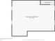 Floor plan of the unfinished basement, showing ample space with 32' x 27' dimensions and stairs at 4709 S County Road 500 E, Plainfield, IN 46168