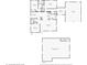 Detailed floor plan featuring dimensions of the bedrooms, bathrooms, kitchen, living room, garage, and basement at 4709 S County Road 500 E, Plainfield, IN 46168