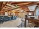 Attached garage with lots of workspace and storage at 4709 S County Road 500 E, Plainfield, IN 46168