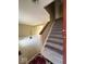 Entry way with carpeted staircase at 5155 Overland Ct, Indianapolis, IN 46268