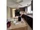 Kitchen with black appliances and wood counters at 5155 Overland Ct, Indianapolis, IN 46268