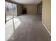Living room with sliding glass door and fireplace at 5155 Overland Ct, Indianapolis, IN 46268