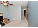 Unfurnished bedroom with natural light, carpeted floors, and a ceiling fan at 655 Bracknell Dr, Avon, IN 46123