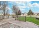 A spacious wooden deck overlooking a well-maintained backyard at 8335 S Shady Trail Dr, Pendleton, IN 46064