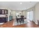 Dining area with patio access and views of the kitchen at 8335 S Shady Trail Dr, Pendleton, IN 46064