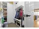 Organized mudroom featuring built-in storage for coats, shoes, and accessories, ensuring a tidy entryway at 10451 Meadow Lake Dr, Fishers, IN 46038