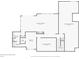 Basement floor plan highlighting a finished area, unfinished storage, a bathroom, and the stairs at 10756 Dartmoor Way, Zionsville, IN 46077