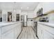 Beautiful kitchen with stainless steel appliances and marble countertops, offering a functional yet modern design at 1142 Cobra Dr, Franklin, IN 46131