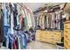 Walk in closet featuring tons of hanging space and a built in dresser at 12121 N Berling Dr, Mooresville, IN 46158