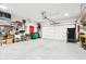Spacious garage with tons of storage and tall ceilings at 12121 N Berling Dr, Mooresville, IN 46158