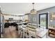 Beautiful open concept kitchen featuring a breakfast bar and lots of storage at 12121 N Berling Dr, Mooresville, IN 46158