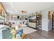 Comfortable living room with a large sectional, stylish decor, and an open layout for easy entertaining at 12121 N Berling Dr, Mooresville, IN 46158