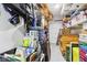 Storage area filled with boxes and seasonal items at 12121 N Berling Dr, Mooresville, IN 46158
