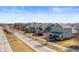 Charming neighborhood street with beautiful single-Gathering homes in a suburban community with manicured lawns at 1591 W 151St St, Westfield, IN 46074