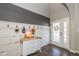 Charming entryway with decorative wall paneling and stylish decor at 1773 Winchester Blvd, Avon, IN 46123