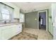 Functional kitchen featuring basic appliances and ample counter space at 2349 S Randolph St, Indianapolis, IN 46203