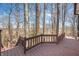 Deck overlooking a treed ravine at 2408 E Stafford Pl, Martinsville, IN 46151