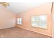 Spacious bedroom with neutral walls and carpet, offering ample natural light from two windows at 245 Suncrest Dr, Greenwood, IN 46143