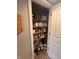 Walk-in pantry with wire shelving, offering ample storage for groceries and household items at 298 Rocky Rd, Greenfield, IN 46140