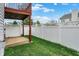 Lush backyard with a privacy fence, offering an outdoor retreat and space for gatherings at 451 Filmore Dr, Westfield, IN 46074