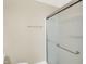 Bathroom features a modern shower with a glass door and a towel rack at 451 Filmore Dr, Westfield, IN 46074