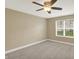 Spacious bedroom with neutral walls, carpet, a ceiling fan, and natural lighting at 451 Filmore Dr, Westfield, IN 46074