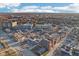 Beautiful aerial neighborhood view during the day at 546 E Merrill St, Indianapolis, IN 46203