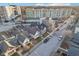 Great neighborhood aerial view showing proximity to businesses and multi-unit dwellings at 546 E Merrill St, Indianapolis, IN 46203