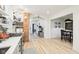 Open floor plan with sight lines from kitchen to living room and dining room at 546 E Merrill St, Indianapolis, IN 46203