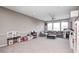 Spacious finished basement with plush carpeting, ideal for a playroom or entertainment area at 5842 Oakmont Blvd, Bargersville, IN 46106