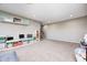 Bright finished basement offering flexible space for various activities and storage solutions at 5842 Oakmont Blvd, Bargersville, IN 46106