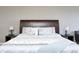 Comfortable main bedroom with decorative pillows and matching end tables at 5842 Oakmont Blvd, Bargersville, IN 46106