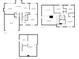 Detailed floor plan showcasing the layout of this home's multiple levels, including room dimensions at 6144 Maple Branch Pl, Indianapolis, IN 46221