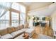 Open-concept living area connects seamlessly to a kitchen with modern appliances at 6144 Maple Branch Pl, Indianapolis, IN 46221