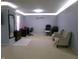 Bright bedroom with home office space offers a peaceful area for work and rest at 6651 Sonesta Dr, Indianapolis, IN 46217