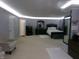 Spacious main bedroom with modern furniture and unique lighting that provides a relaxing atmosphere at 6651 Sonesta Dr, Indianapolis, IN 46217