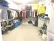 Large walk-in closet with shelving, clothing racks, and ample storage space at 6651 Sonesta Dr, Indianapolis, IN 46217