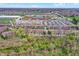 Scenic aerial view showcasing townhomes near schools, athletic fields, and convenient parking at 918 Rosalind Pl, Carmel, IN 46032