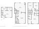 Floor plans showing first and second floor layout at 918 Rosalind Pl, Carmel, IN 46032