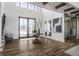 Bright foyer with high ceilings, wood floors, and elegant decor at 1355 Forest Hills Dr, Westfield, IN 46074