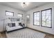 Bright living room with large windows and comfortable seating area at 1355 Forest Hills Dr, Westfield, IN 46074