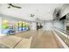 Community workout room featuring exercise balls, free weights, and mirrors at 14859 Amber Light Dr, Westfield, IN 46074