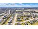 Wide aerial shot showcases a residential area with community facilities nearby at 16544 Gaither Ct, Westfield, IN 46074