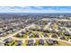 Sprawling aerial view of a community featuring diverse homes and manicured lawns at 16544 Gaither Ct, Westfield, IN 46074