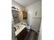 Bathroom with a vanity, a toilet, tile floors, and shower at , Indianapolis, IN 46219