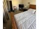 Bedroom with a wood-framed bed, light walls, and carpet at , Indianapolis, IN 46219