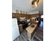 Functional kitchen with wood cabinets, appliances, and an island that is great for entertaining at , Indianapolis, IN 46219