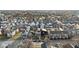 High aerial shot of neighborhood featuring single Gathering homes in early spring at 2031 Central Ave, Indianapolis, IN 46202